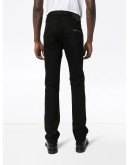 mid-rise straight-leg jeans