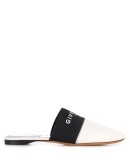 logo printed mules
