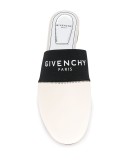 logo printed mules