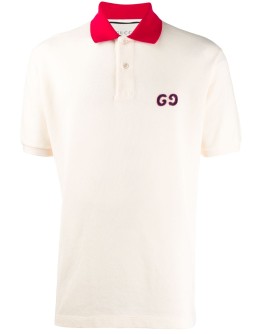 GG embroidery polo shirt