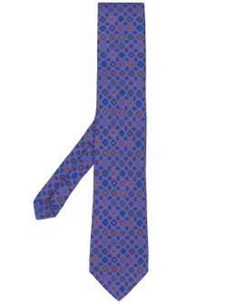 micro paisley print tie
