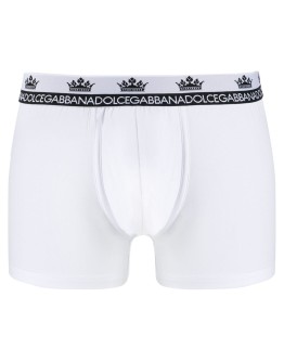 logo crown print trunks