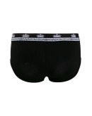 contrasting crown and brand logo briefs