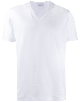 white back logo tab T-shirt