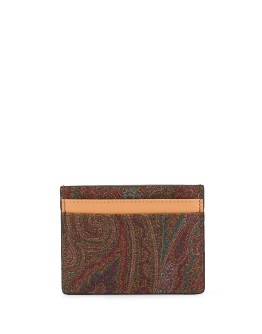 paisley print cardholder