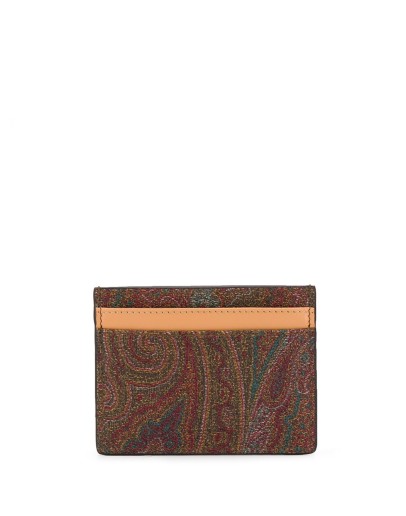 paisley print cardholder