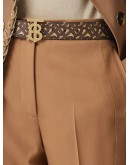 monogram print logo buckle belt