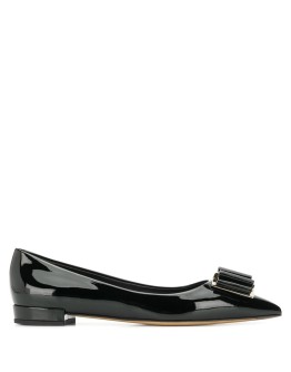 double bow ballerina shoes