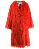 faux fur shaggy coat