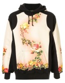 x Jean Paul Gaultier floral print hoodie 
