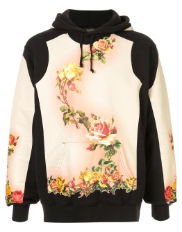 x Jean Paul Gaultier floral print hoodie 