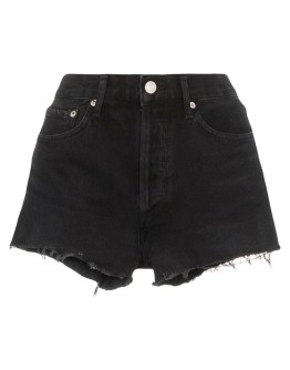 distressed denim shorts