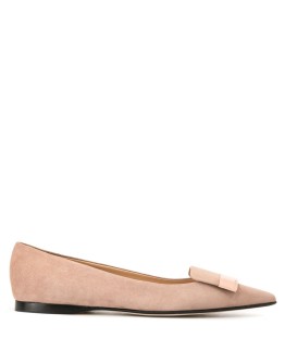 patent-trimmed ballerina flats