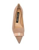 patent-trimmed ballerina flats