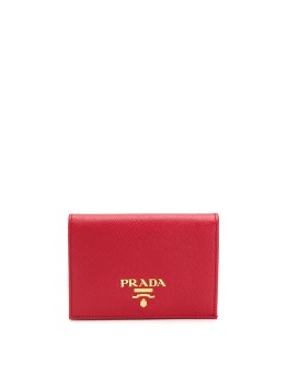 Saffiano leather card holder