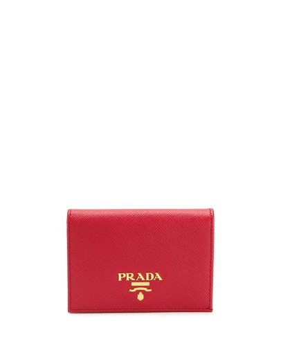 Saffiano leather card holder