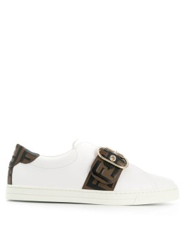 buckled FF motif sneakers