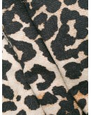 leopard slim-fit jeans