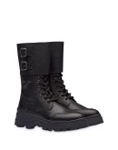 side buckle chunky boots