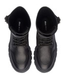 side buckle chunky boots