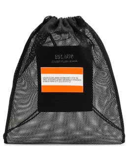 logo drawstring backpack