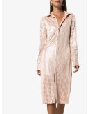 sequinned shirt dress