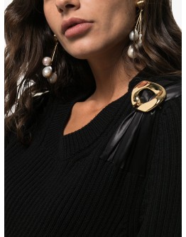 buckle detailed jumper