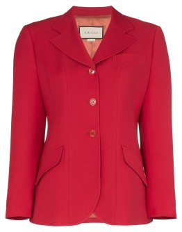 single-breasted tailored blazer