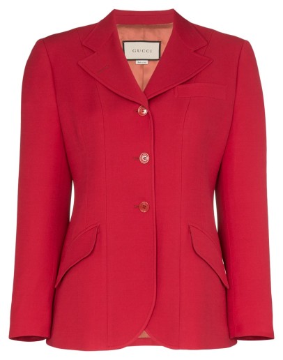 single-breasted tailored blazer