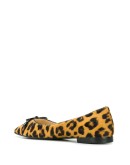 leopard pattern ballerinas