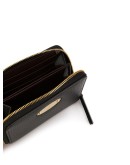 logo plaque zip-around purse