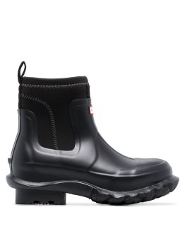 x Hunter rain boots