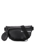 logo zipped belt bag