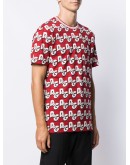 all-over logo print T-shirt