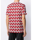all-over logo print T-shirt