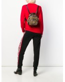 mini leopard print backpack