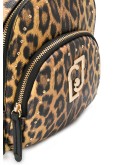 mini leopard print backpack