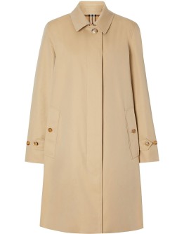 Gabardine car coat