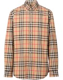 Vintage Check Cotton Poplin Shirt