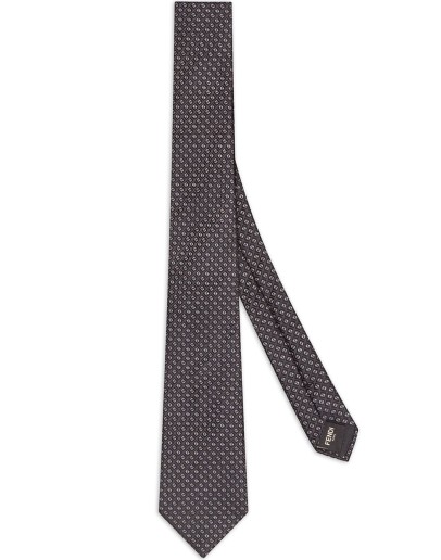 polka dot print tie
