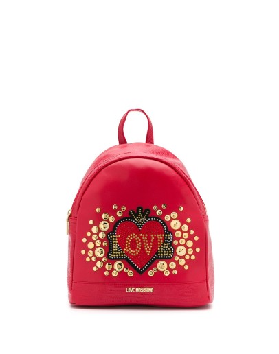 heart logo backpack