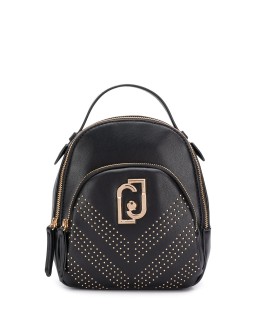 logo studded backpack