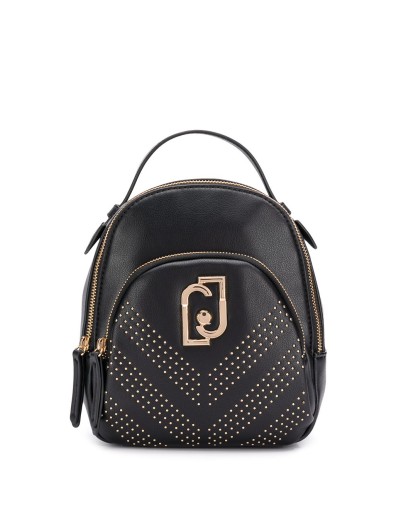 logo studded backpack