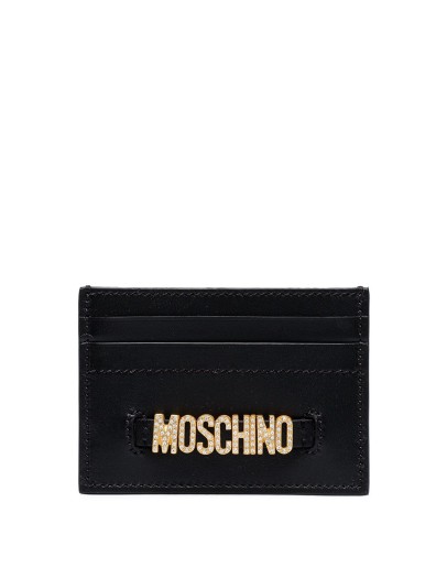 embellished-logo cardholder