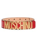 logo plaque belt
