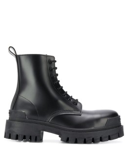 military-style ankle boots