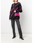 Hourglass XS graffiti print tote