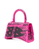 Hourglass XS graffiti print tote