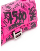 Hourglass XS graffiti print tote