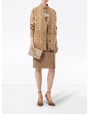 Monogram Wool Cashmere Blend Oversized Cardigan